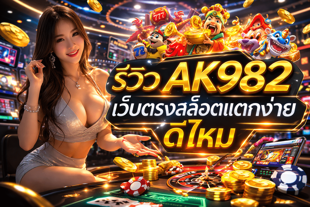 รีวิว AK982 เว็บตรงสล็อตแตกง่าย ดีไหม
