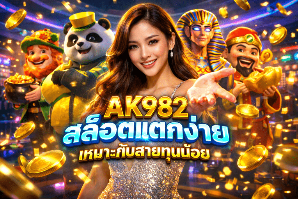 AK982 สล็อตแตกง่าย เหมาะกับสายทุนน้อย